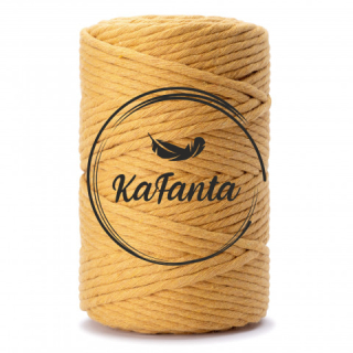 Macrame priadza KaFanta PREMIUM 3mm/100m - mustard