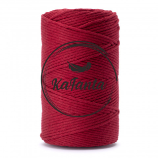 Macrame priadza KaFanta PREMIUM 3mm/100m - red wine