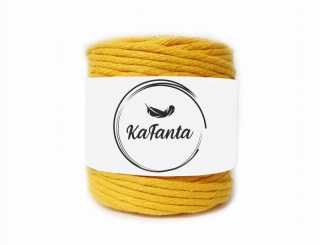 Macrame priadza KaFanta 3mm/200m - žltá