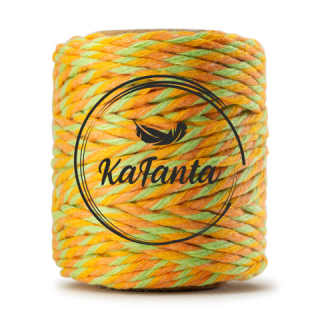 Macrame priadza KaFanta PREMIUM 2mm/50m - exotic mix