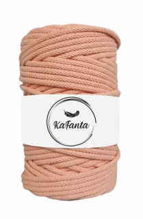 Bavlnená šnúra KaFanta 5 mm - lososová