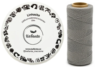 Voskovaná šnúra Linhasita 0,5 mm - farba 208 - 10m