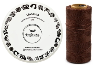 Voskovaná šnúra Linhasita 0,5 mm - farba 273 - 10m