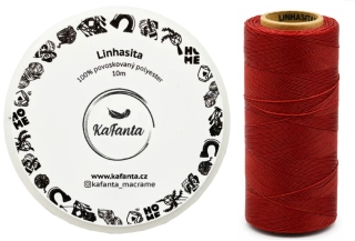 Voskovaná šnúra Linhasita 0,5 mm - farba 50 - 10m