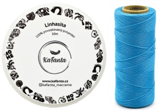 Voskovaná šnúra Linhasita 0,5 mm - farba 721 - 10m
