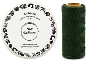 Voskovaná šnúra Linhasita 0,5 mm - farba 367 - 10m