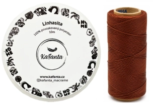 Voskovaná šnúra Linhasita 0,5 mm - farba 25 - 10m