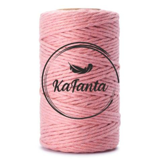 Macrame priadza KaFanta PREMIUM 2mm/50m - coral pink