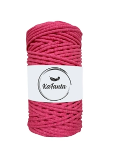 Bavlnená šnúra KaFanta 3 mm - magenta