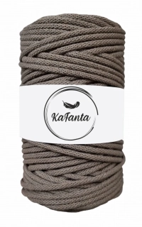 Bavlnená šnúra KaFanta 5 mm - mokka