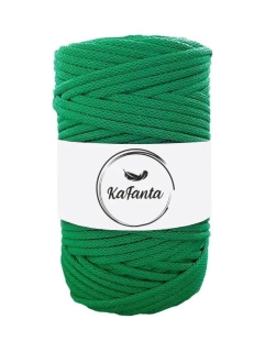 Bavlnená šnúra KaFanta 5 mm - zelená
