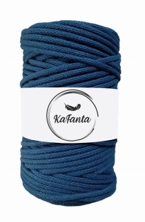 Bavlnená šnúra KaFanta 5 mm - petrol