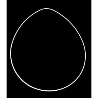 Vajíčko z drôtu 30cm