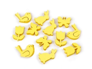 Malé jarné dekorácie - žlté
