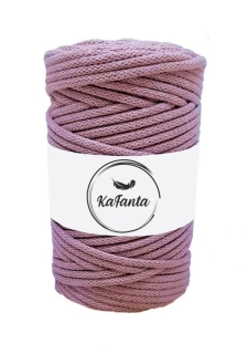 Bavlnená šnúra KaFanta 5 mm - staroružová