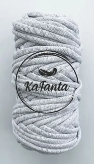 Bavlnená šnúra KaFanta 9mm - light grey