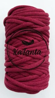 Bavlnená šnúra KaFanta 9mm - burgundy