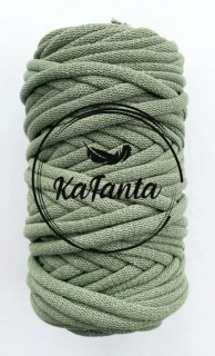 Bavlnená šnúra KaFanta 9mm - sage