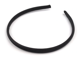 Základ pre výrobu macrame čelenky - saténová čierna