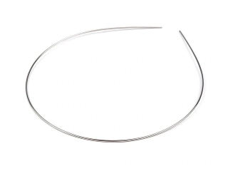 Základ pre výrobu macrame čelenky - tenká strieborná