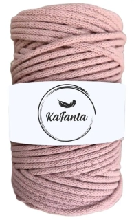 Bavlnená šnúra KaFanta 5 mm - koralová