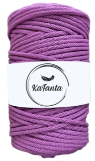 Bavlnená šnúra KaFanta 5 mm - fialková