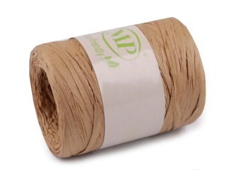 Lyko rafia Ø5-8 mm - béžová ťavia