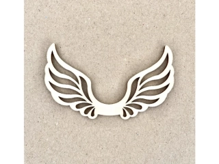 Anjelské krídla Auriel 9cm - drevený výrez
