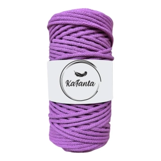 Bavlnená šnúra KaFanta 3 mm - fialková