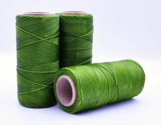 Voskovaná šnúra Linhasita 1 mm - farba 352 Mint VOŇAJÚCE
