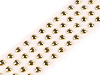 Samolepiace srdiečka zlaté