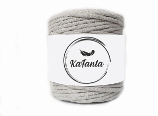 Macrame priadza KaFanta 3mm/200m - šedá