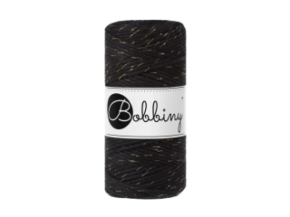 Bobbiny Macrame Regular 3mm - golden black
