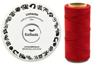 Voskovaná šnúra Linhasita 0,75 mm - farba 44 - 10m