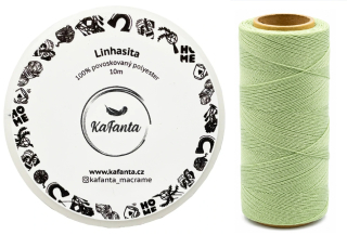Voskovaná šnúra Linhasita 1 mm - farba 397 - 10m