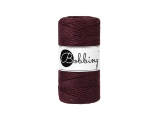 Bobbiny Macrame Regular 3mm - burgundy