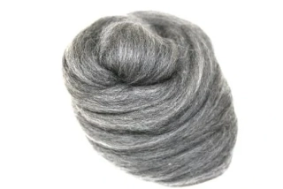 Ovčie rúno česané - šedá melírovaná