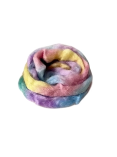 Ovčie rúno česané - rainbow