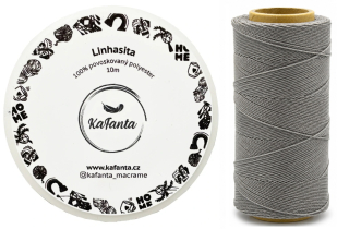 Voskovaná šnúra Linhasita 1 mm - farba 336 - 10m