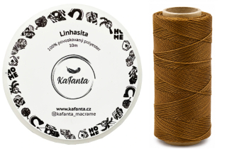 Voskovaná šnúra Linhasita 0,75 mm - farba 604 - 10m