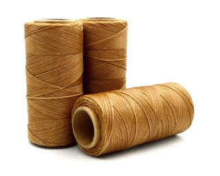 Voskovaná šnúra Linhasita 0,5 mm - farba Palha