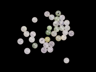 Minerálne korálky Achát Ø4 mm - 10 ks