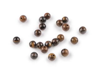 Minerálne korálky Tigrie oko Ø4 mm - 10 ks