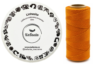 Voskovaná šnúra Linhasita 1 mm - farba 203 - 10m