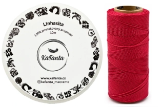 Voskovaná šnúra Linhasita 0,75 mm - farba 545 - 10m