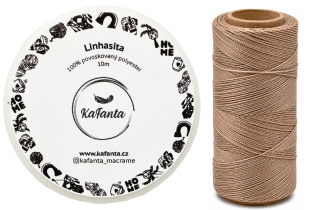 Voskovaná šnúra Linhasita 0,75 mm - farba 366 - 10m
