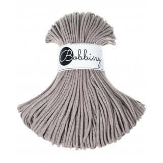 Bobbiny Junior 3 mm Pearl – bavlnená šnúra 100 m na macramé a háčkovanie