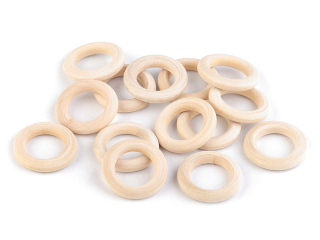 Drevený krúžok prírodný Ø29 mm