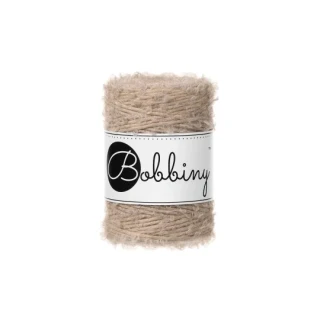 Bobbiny Bouclé 3 mm - šnúra s alpakou 100 m Sand