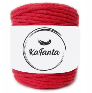 Macrame priadza KaFanta 3mm/200m - červená